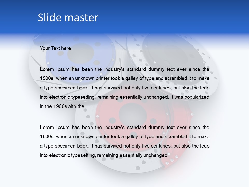 Repair White Isolated PowerPoint Template