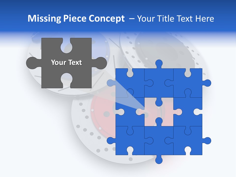 Repair White Isolated PowerPoint Template