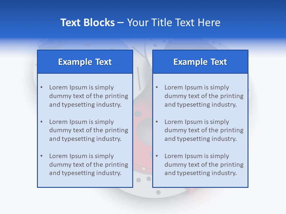 Repair White Isolated PowerPoint Template
