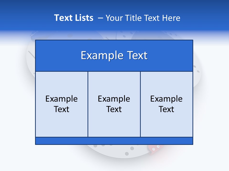 Repair White Isolated PowerPoint Template
