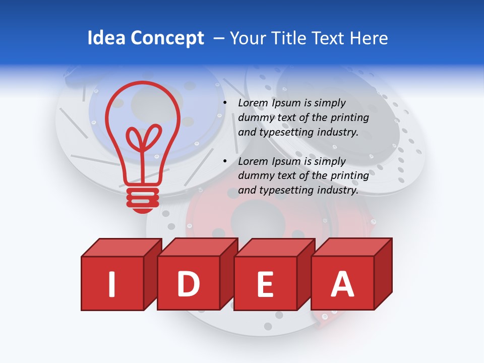 Repair White Isolated PowerPoint Template