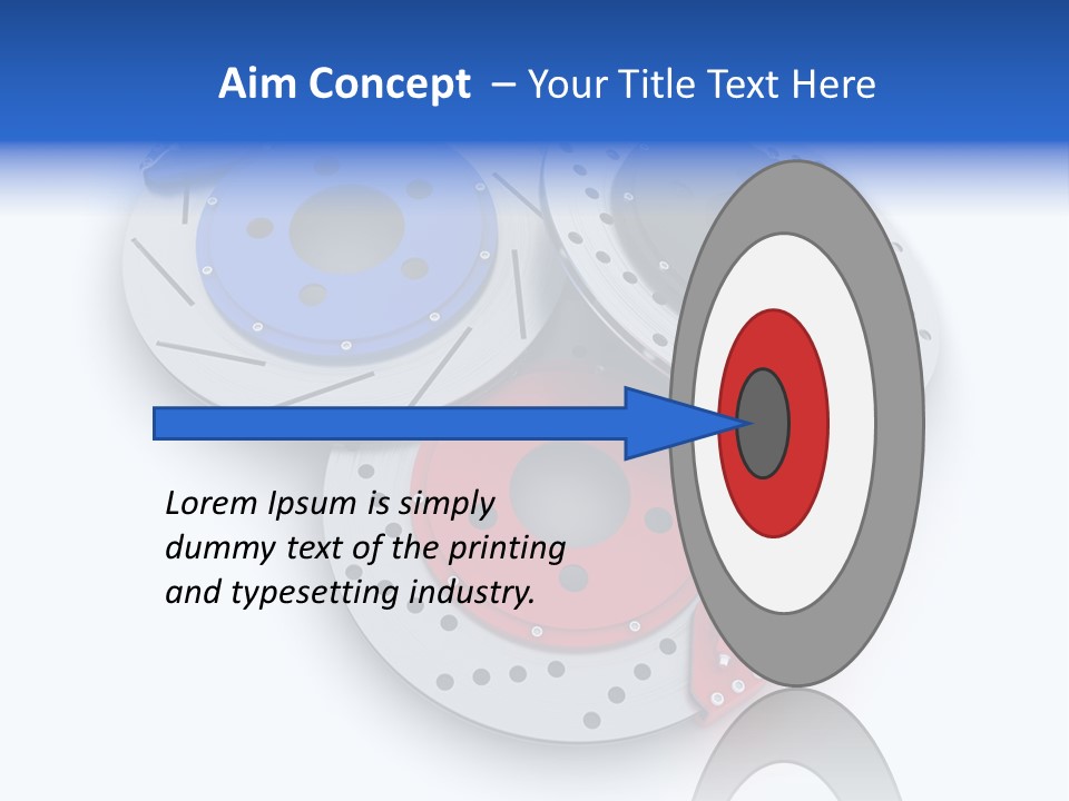 Repair White Isolated PowerPoint Template