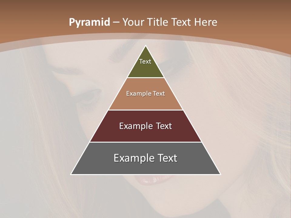 Female Attractive Hair PowerPoint Template