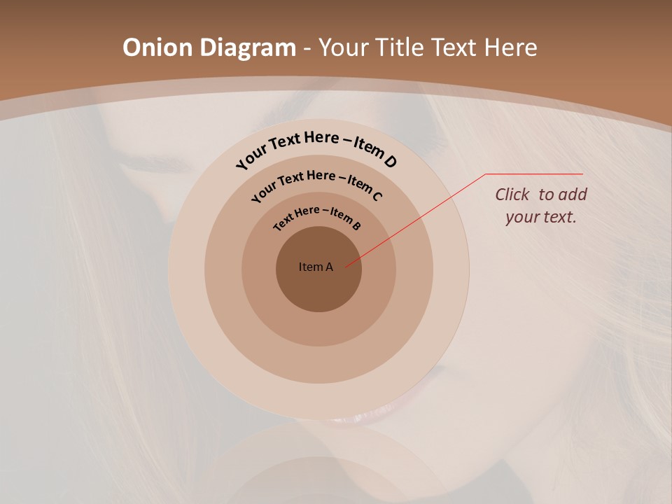 Female Attractive Hair PowerPoint Template