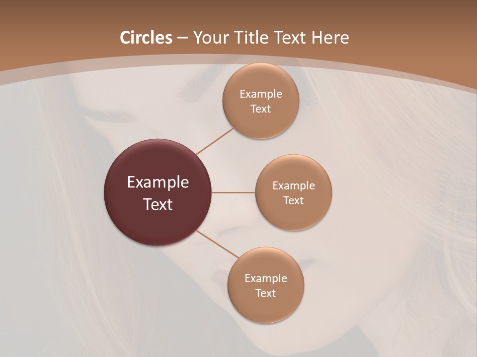 Female Attractive Hair PowerPoint Template