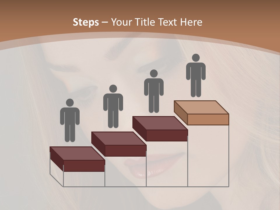 Female Attractive Hair PowerPoint Template