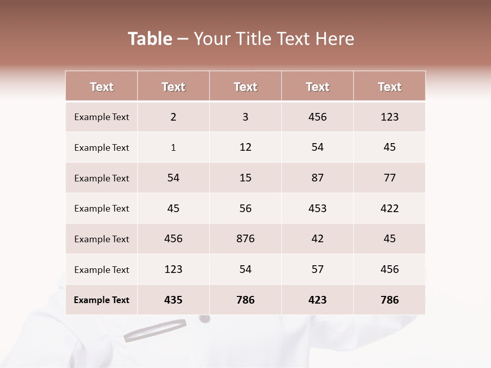 Food Job Culinary PowerPoint Template