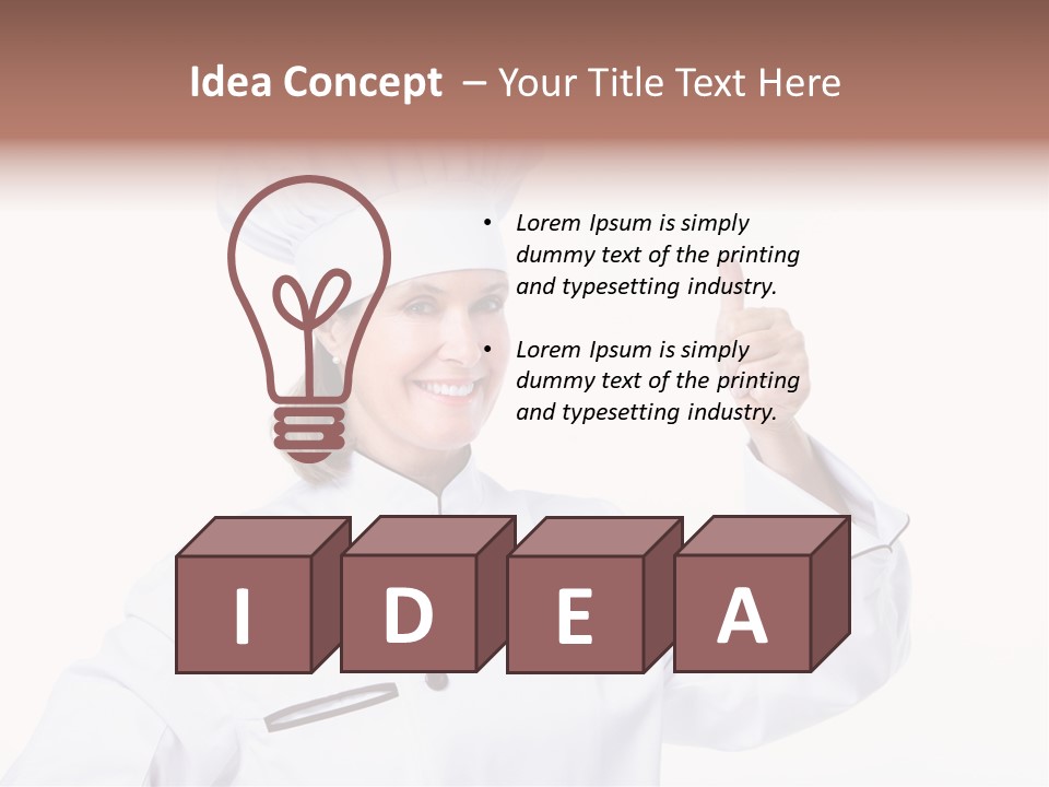 Food Job Culinary PowerPoint Template