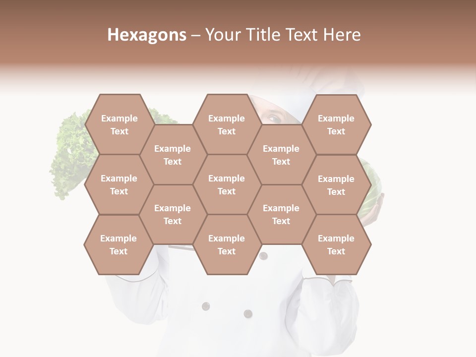 Culinary Mature Woman PowerPoint Template