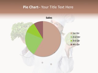 Culinary Mature Woman PowerPoint Template