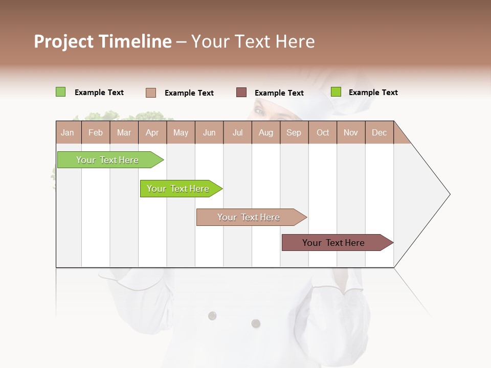 Culinary Mature Woman PowerPoint Template