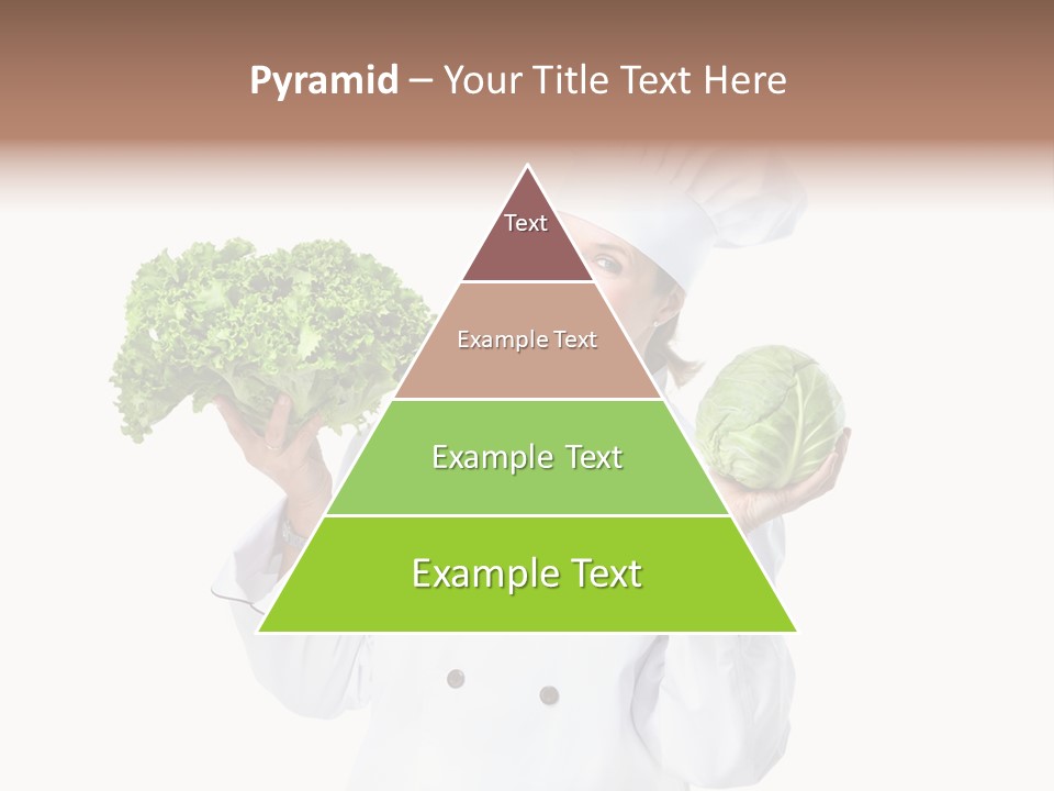 Culinary Mature Woman PowerPoint Template