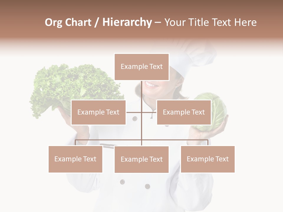 Culinary Mature Woman PowerPoint Template