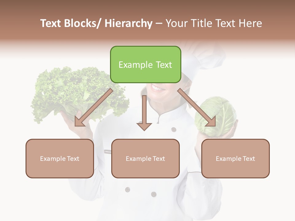 Culinary Mature Woman PowerPoint Template