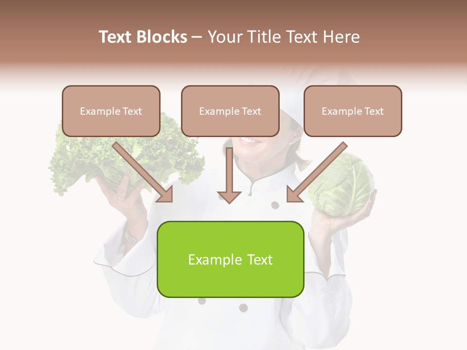 Culinary Mature Woman PowerPoint Template
