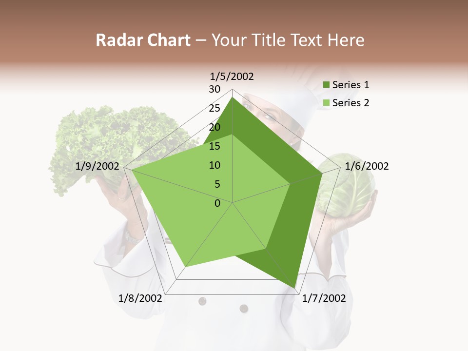 Culinary Mature Woman PowerPoint Template