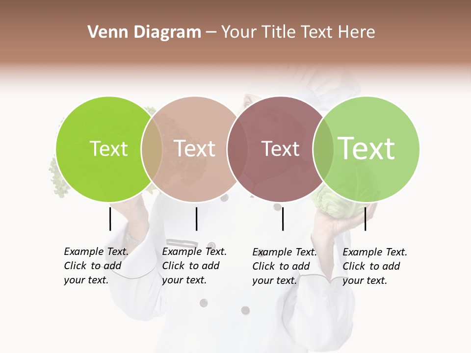 Culinary Mature Woman PowerPoint Template