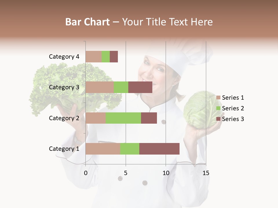 Culinary Mature Woman PowerPoint Template