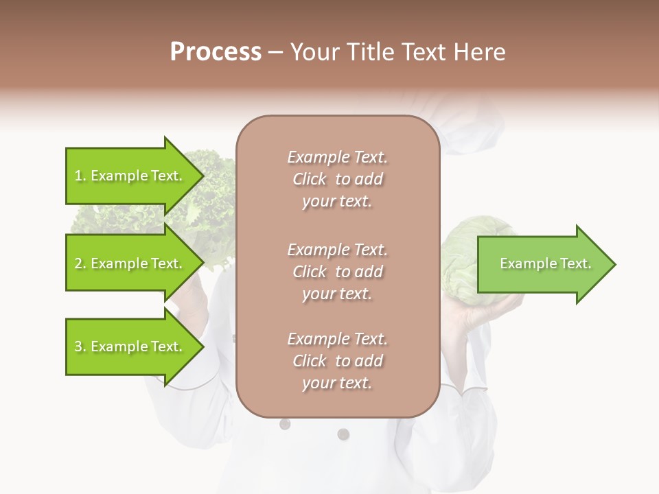 Culinary Mature Woman PowerPoint Template