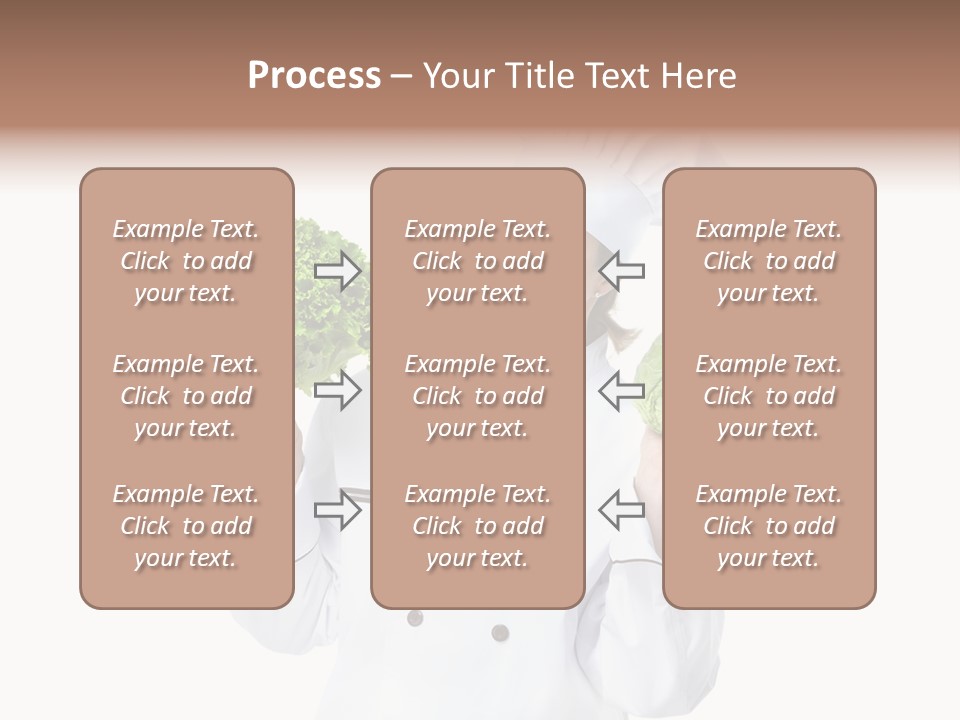 Culinary Mature Woman PowerPoint Template