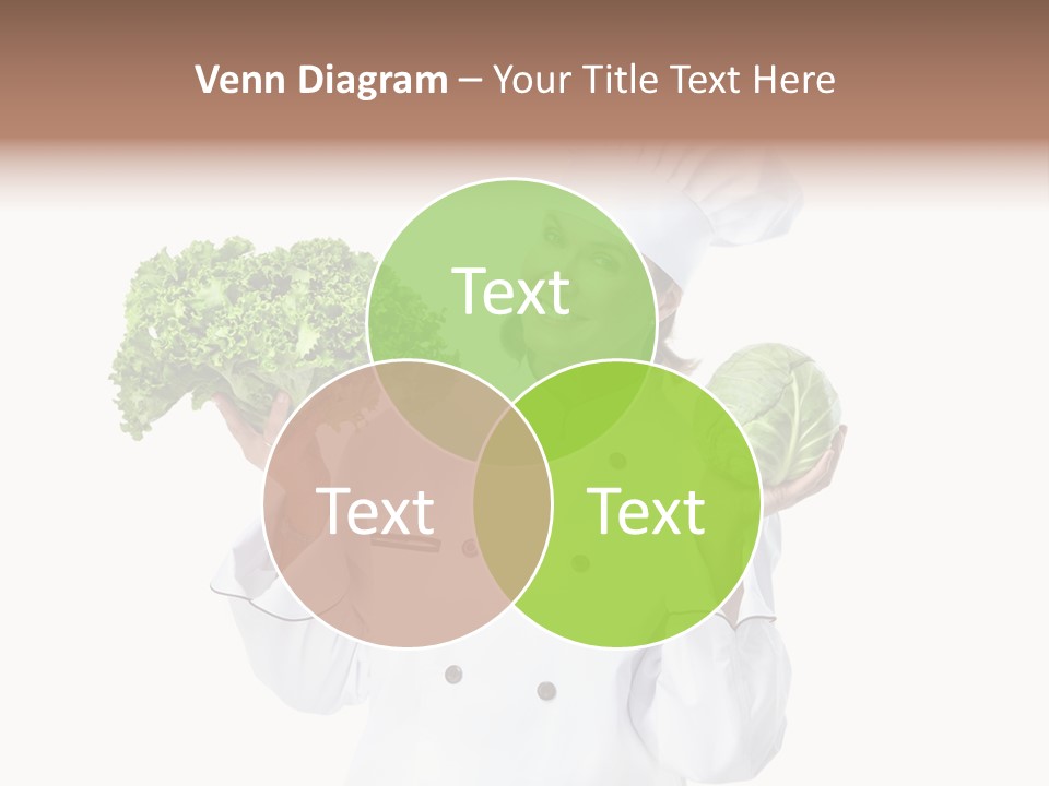 Culinary Mature Woman PowerPoint Template