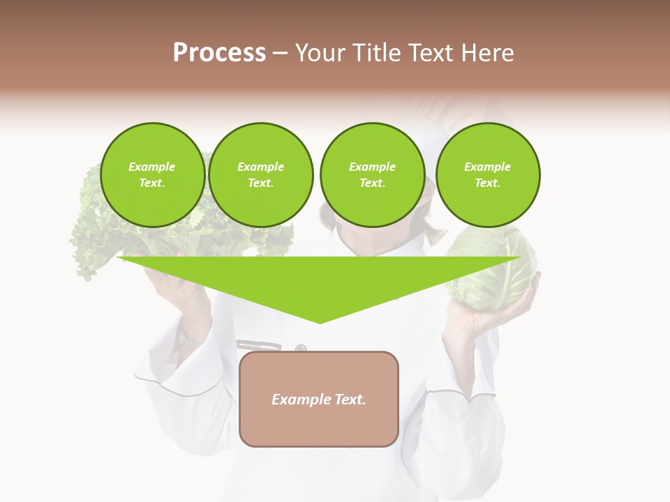 Culinary Mature Woman PowerPoint Template