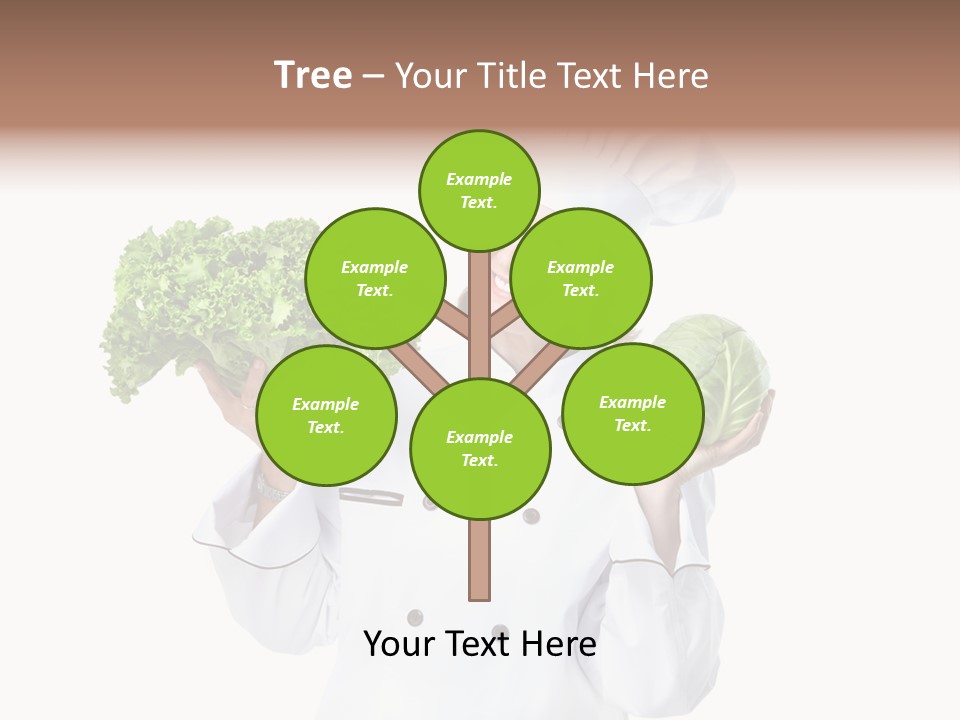 Culinary Mature Woman PowerPoint Template