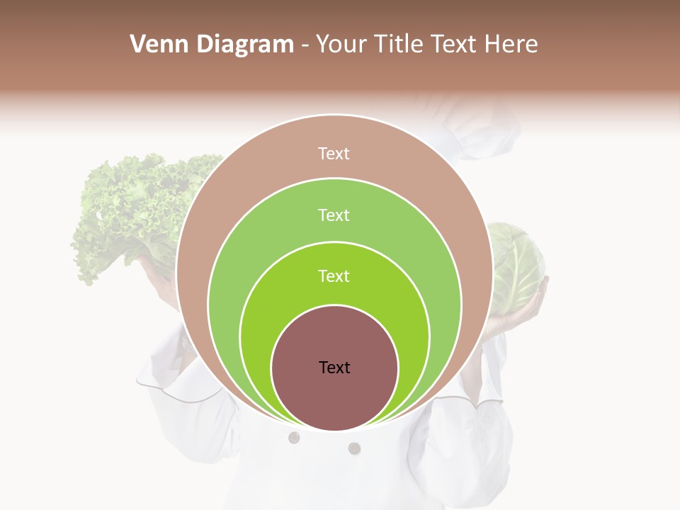 Culinary Mature Woman PowerPoint Template