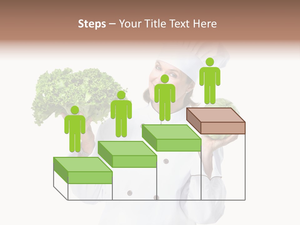 Culinary Mature Woman PowerPoint Template