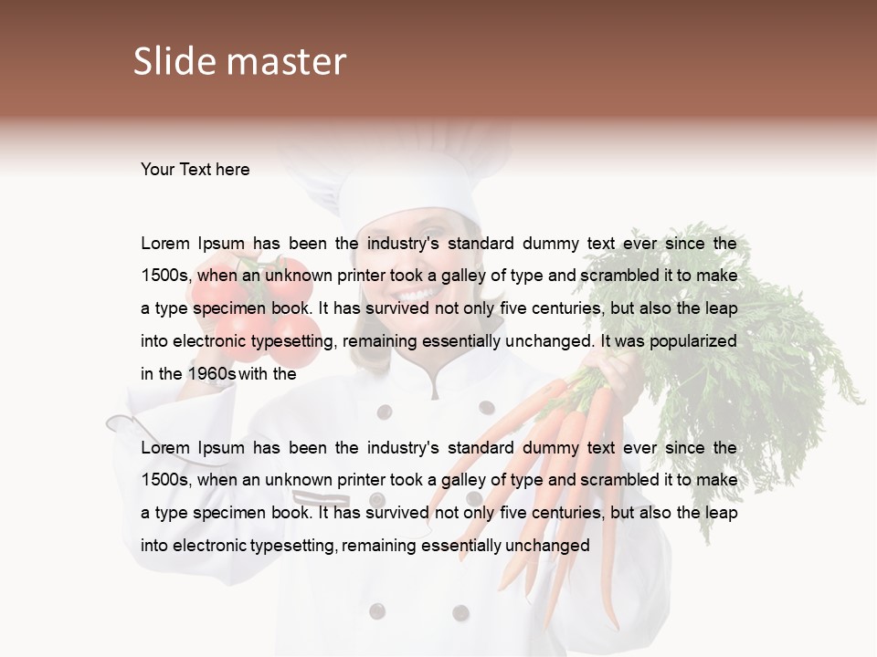 Menu Gourmet Culinary PowerPoint Template