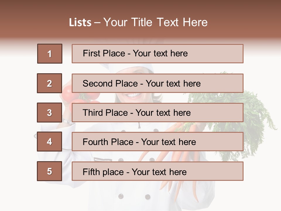 Menu Gourmet Culinary PowerPoint Template