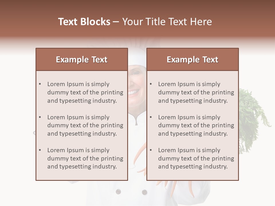 Menu Gourmet Culinary PowerPoint Template