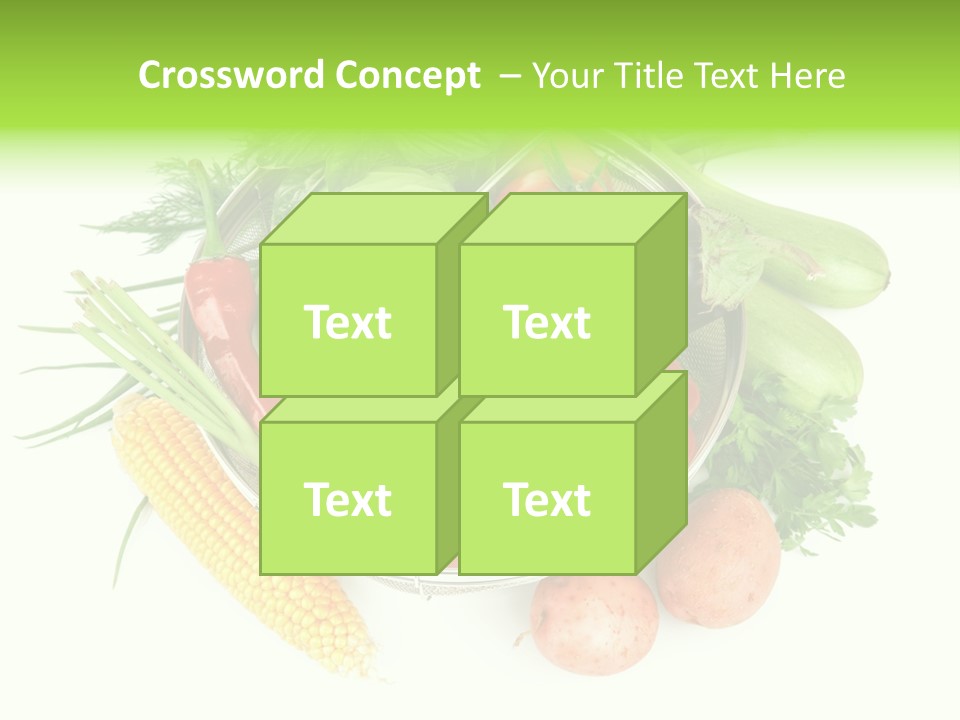 Potato Eggplant Fresh PowerPoint Template