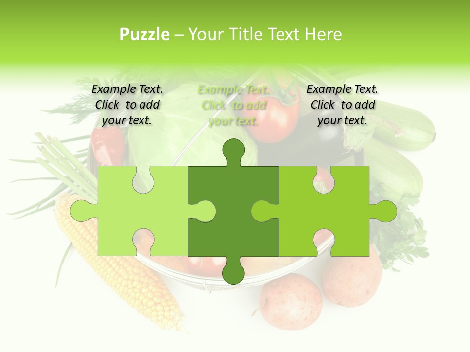 Potato Eggplant Fresh PowerPoint Template