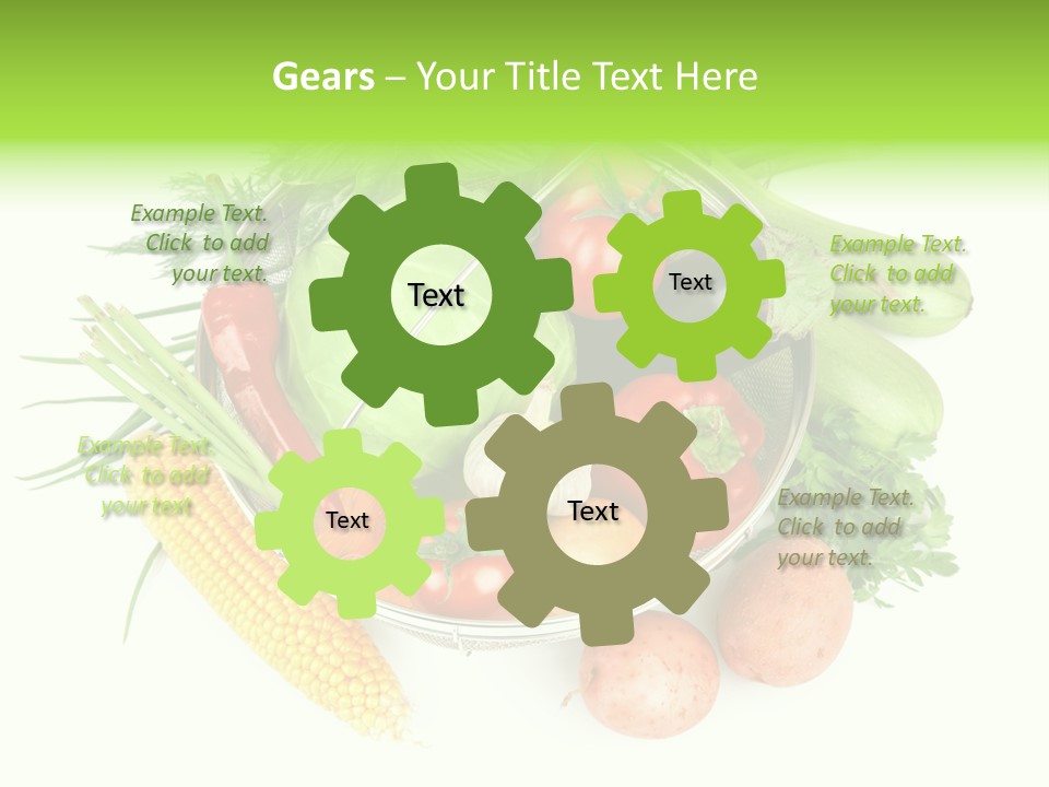 Potato Eggplant Fresh PowerPoint Template