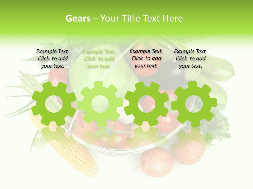 Potato Eggplant Fresh PowerPoint Template