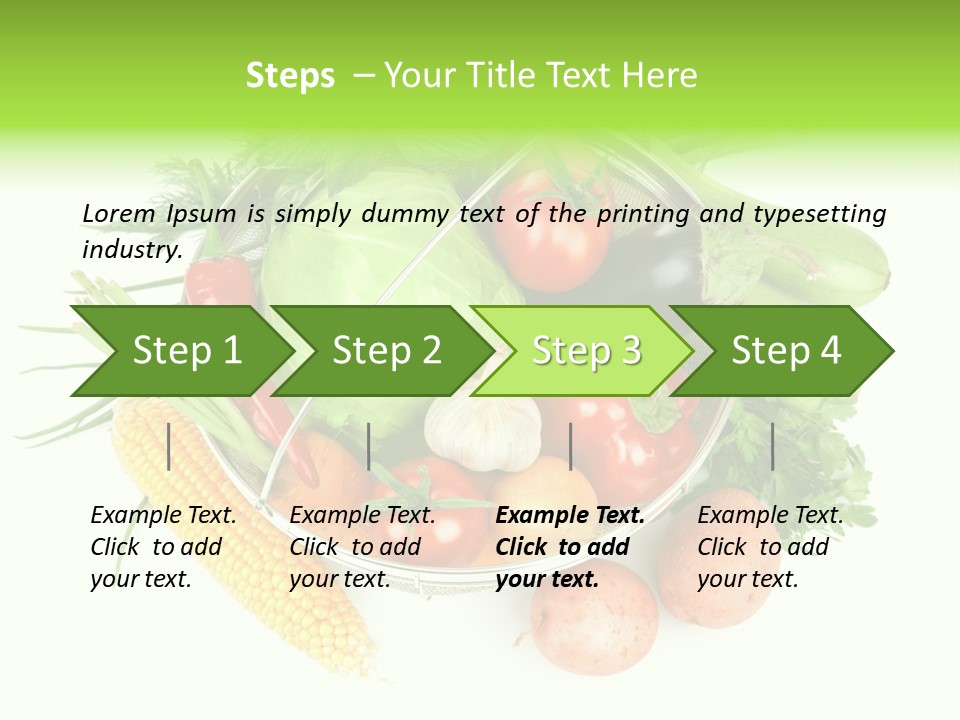 Potato Eggplant Fresh PowerPoint Template
