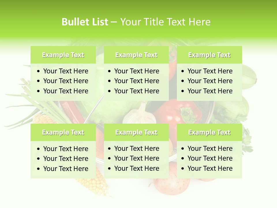 Potato Eggplant Fresh PowerPoint Template