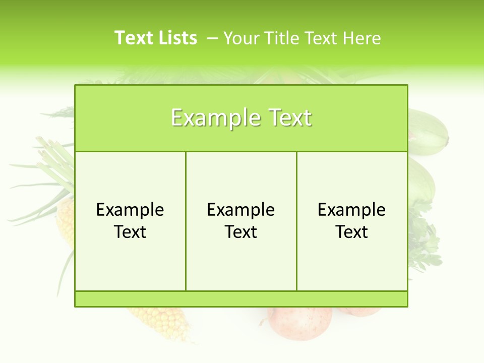 Potato Eggplant Fresh PowerPoint Template