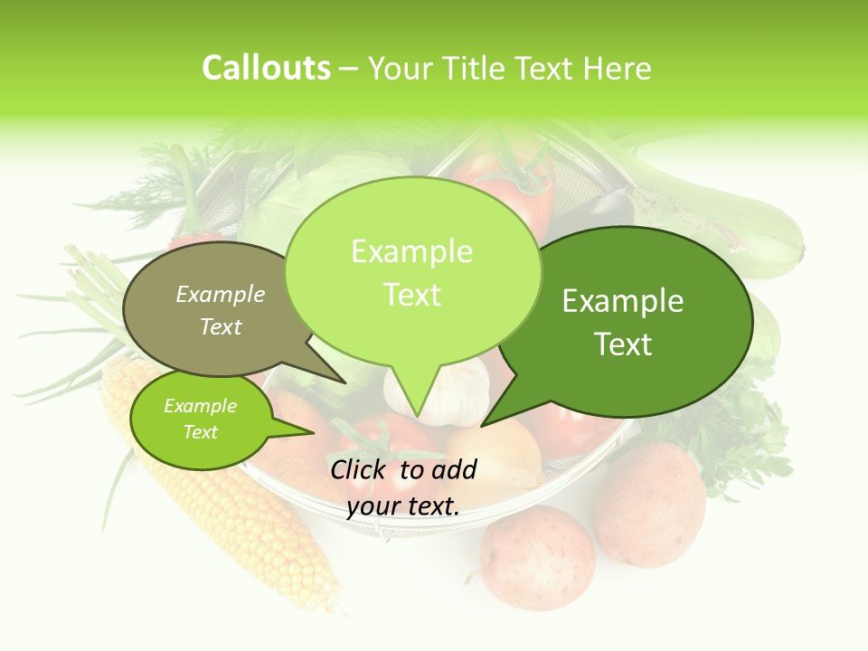 Potato Eggplant Fresh PowerPoint Template