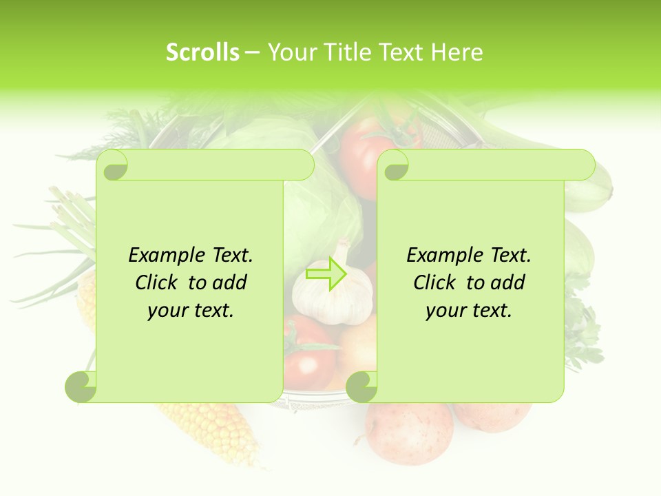 Potato Eggplant Fresh PowerPoint Template
