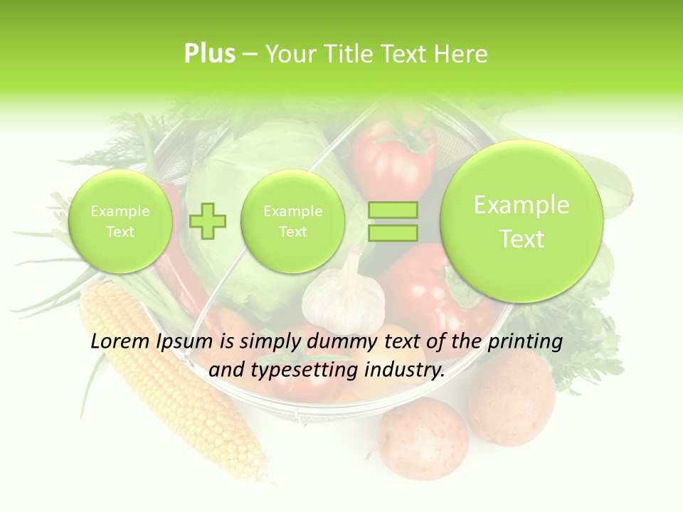 Potato Eggplant Fresh PowerPoint Template
