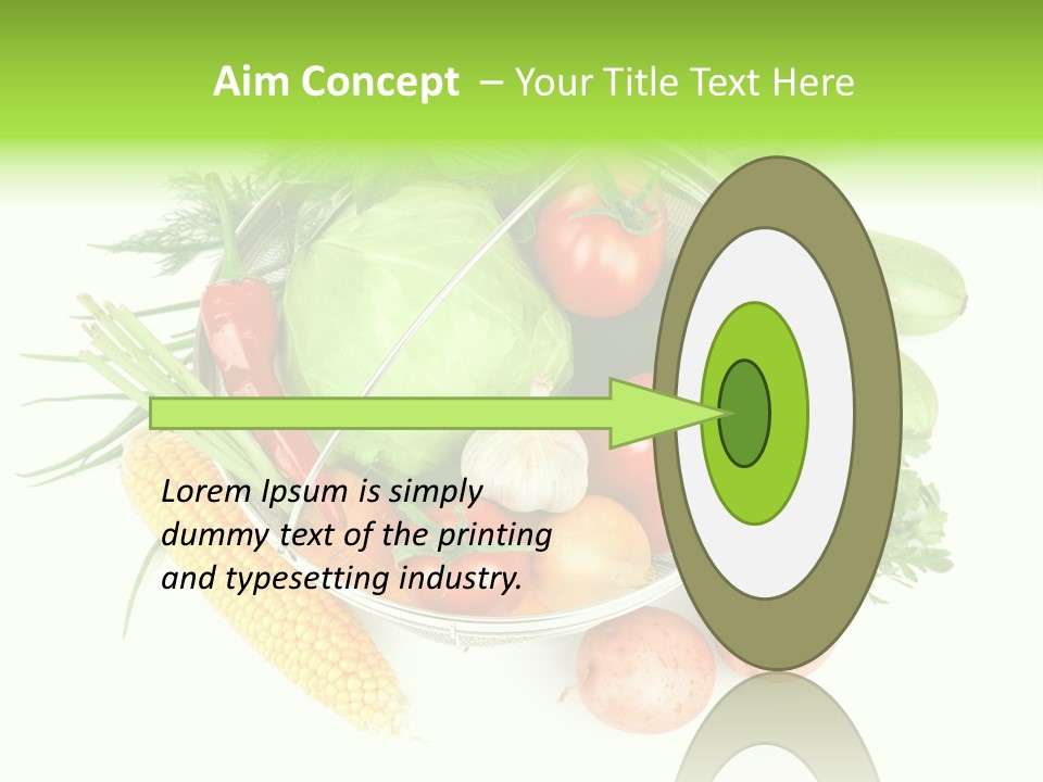 Potato Eggplant Fresh PowerPoint Template