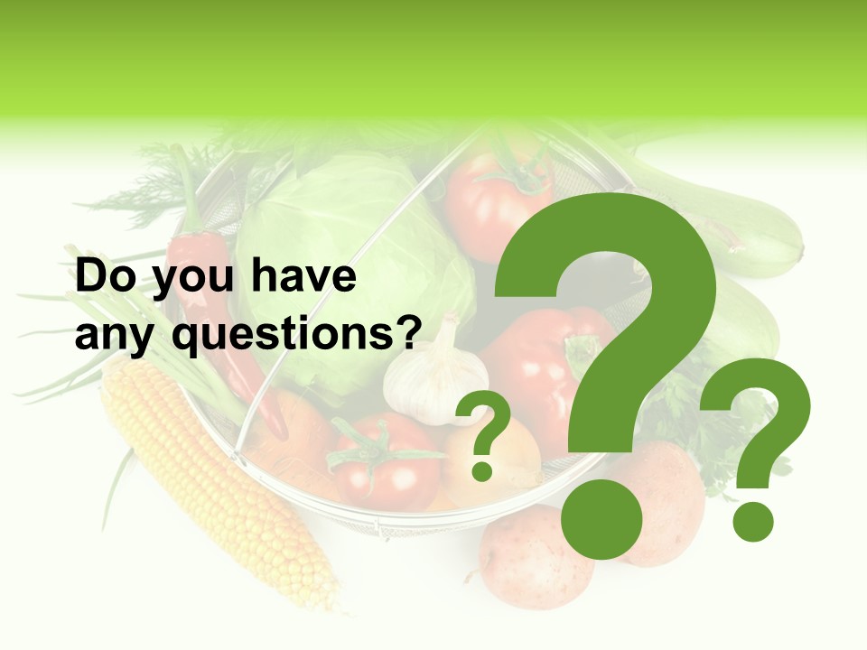 Potato Eggplant Fresh PowerPoint Template