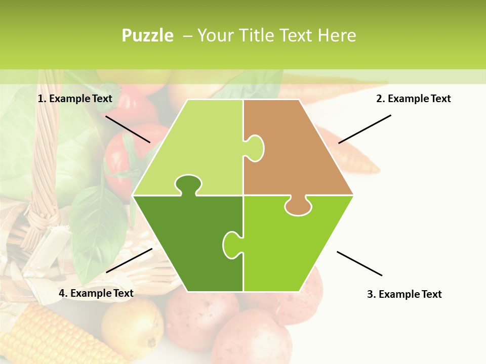 Potato Object White PowerPoint Template