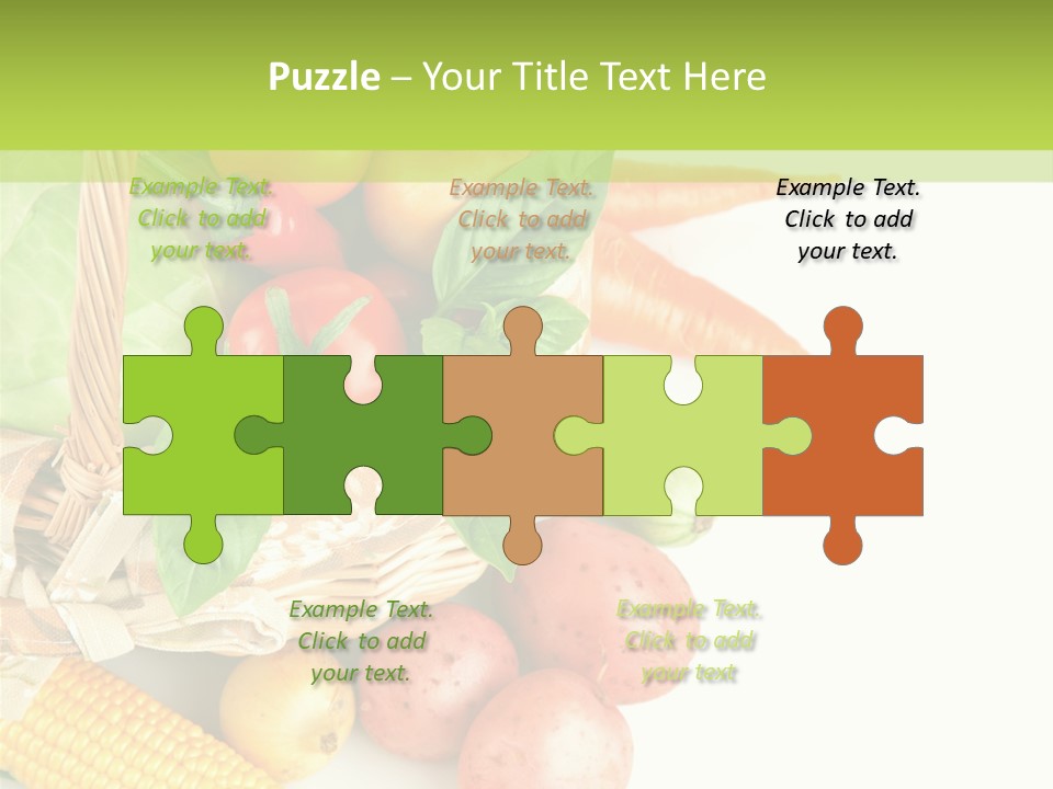 Potato Object White PowerPoint Template