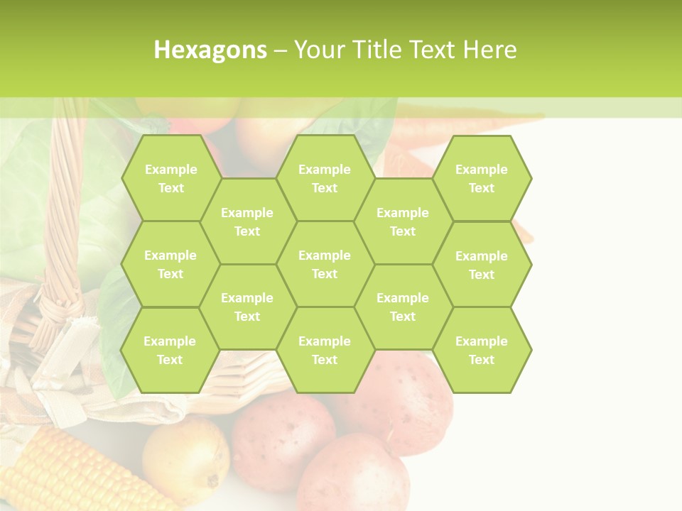 Potato Object White PowerPoint Template