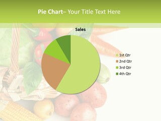 Potato Object White PowerPoint Template