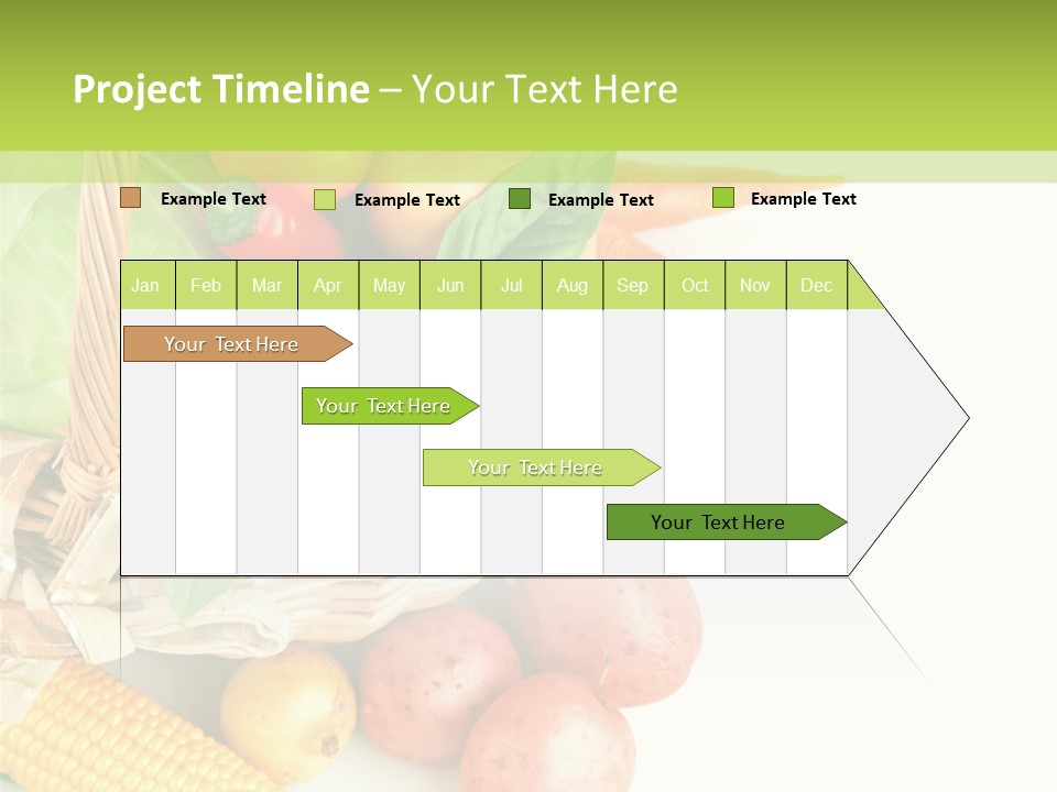 Potato Object White PowerPoint Template
