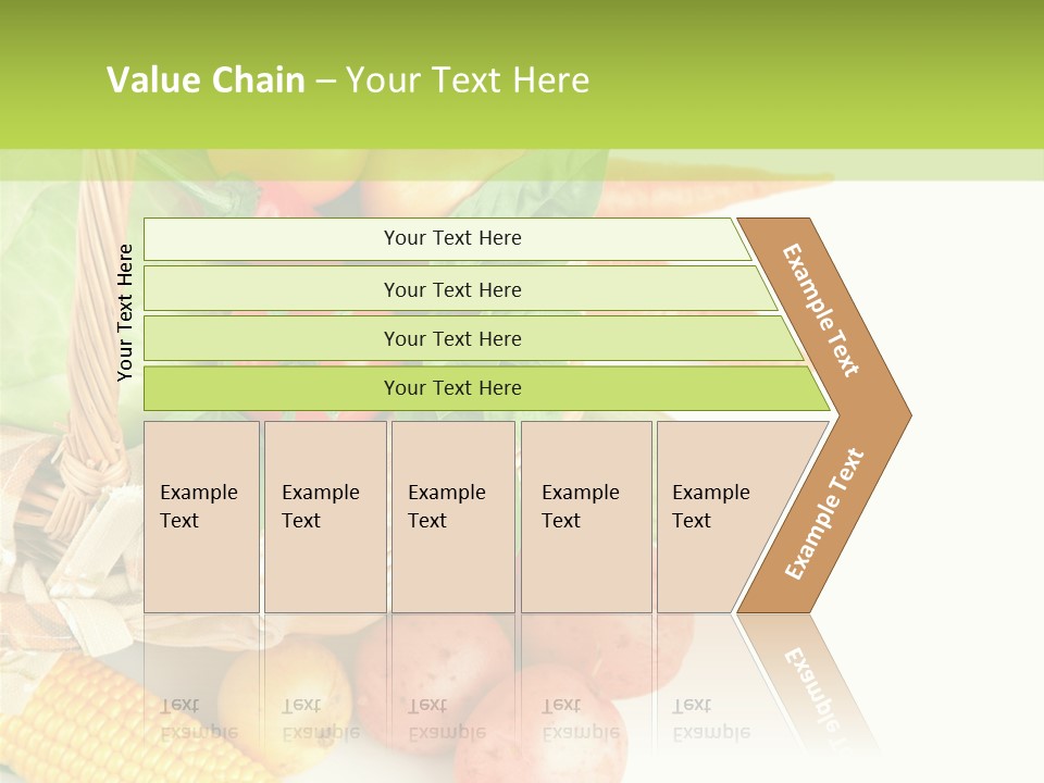 Potato Object White PowerPoint Template